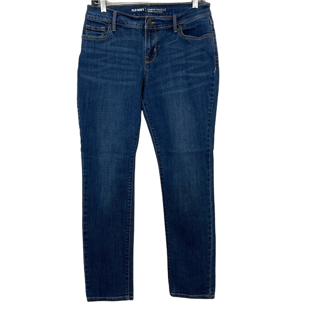 Old Navy Curvy Profile Midrise Straight Petite Jeans